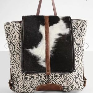 Buckle Myrna Oriental Cowhide Backpack